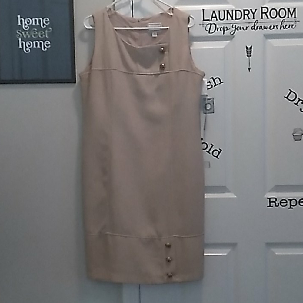 Vintage tan dress